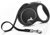 Lesă Flexi Black Design M Tape 5m Black