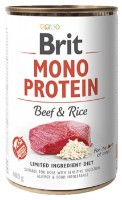 Влажный корм для собак Brit Mono Protein Beef & Rice 400g