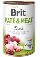 Влажный корм для собак Brit Pate & Meat Duck 400g