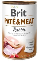 Влажный корм для собак Brit Pate & Meat Rabbit 400g