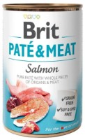 Влажный корм для собак Brit Pate & Meat Salmon 400g