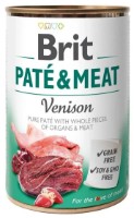 Влажный корм для собак Brit Pate & Meat Venison 400g