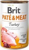 Влажный корм для собак Brit Pate & Meat Turkey 400g