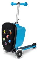 Самокат Micro Luggage Junior Patch & Play Blue (ML0036)