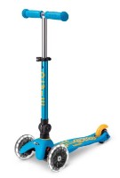 Trotinetă Micro Mini Deluxe Foldable LED Ocean Blue (MMD200)
