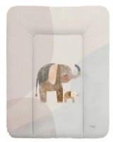 Мягкий пеленальный матрасик Ceba Baby Basic Elephant Family 70x50cm (W-143-000-781)