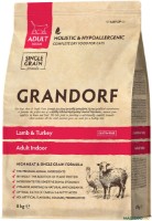 Hrană uscată pentru pisici Grandorf Adult Indoor Lamb&Turkey 8kg