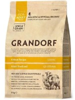 Hrană uscată pentru pisici Grandorf Adult Sterilised 4 Meat 8kg