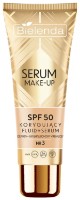Тональный флюид для лица Bielenda Make-Up Fluid+Serum SPF50 30ml N3