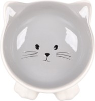 Миска для кошек Flamingo Puzi 125ml Grey (561500)