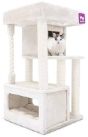 Ansamblu pentru pisici Petrebels Cat Tree Lodge 107 Cream (431418)