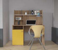 Письменный стол Moda Life Hera Artemis 120x140x55 Oak Sonoma/Yellow