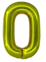 Воздушный шар Daco Cifra Zero 85cm Auriu (BL850AU)