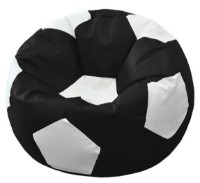 Fotoliu puf BeanBag Ares L Black/White