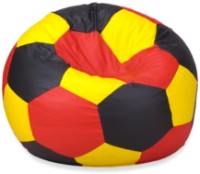 Кресло-мешок BeanBag Ares L Yellow/Black/Red