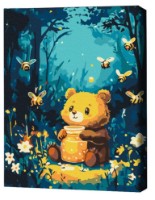 Картина по номерам Brushme Дружба с пчёлами (KBS0195FC)