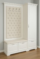 Прихожая Alfa Mobila Tiffany 215x50x155 White