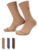 Ciorapi pentru bărbați Nike U Jordan Everyday Cush Poly Crew 3Pr Multicolor, s.M