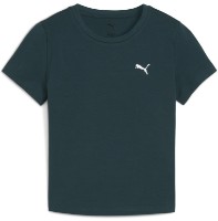 Женская футболка Puma Wardrobe Ess Slim Tee Green Terrain, s.XS
