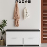 Rafturi pentru pantofi Showdeko Cove White