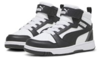 Ботинки детские Puma Rebound V6 Mid Ac+ Ps Puma White/Black/Shadow Gray, s.31