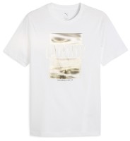 Tricou bărbătesc Puma Graphic Foil Tee Puma White, s.M