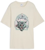 Tricou de dame Puma Graphic Fest Relaxed Tee Alpine Snow, s.M