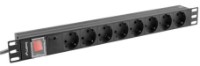 Сетевой фильтр Lanitron PDU 19'' 8 UPS outlets + IEC320 C14 Black