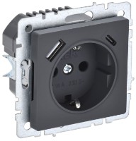 Розетка IEK BR-R14-16-U22-018-K53