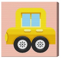 Tablou pe numere Art Gallery Premium 20x20cm Masina galbena (BX2542)