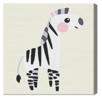 Картина по номерам Art Gallery Premium 20x20cm Зебра (B079)