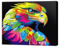 Картина по номерам Art Gallery Premium 20x30cm Радужный орел (CX3644)