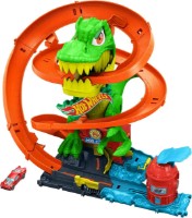 Set jucării transport Hot Wheels T-Rex Blaze Battle (JBM73)