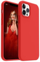 Чехол Helmet Case Liquid Silicone iPhone 12 Pro Max Red (HMT-CLSIP12PMRD)