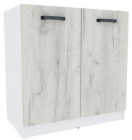 Bucatarie modulara Yasen Саманта 80x82 White/Oak Kraft White