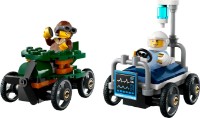 Set de construcție Lego City: Airplane vs. Hospital Bed Race Car Pack (60459)