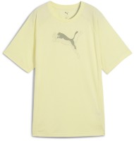 Tricou de dame Puma Evostripe Relaxed Graphic Tee Gold Moon, s.XL
