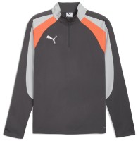 Мужская олимпийка Puma Individualliga 1/4 Zip Top Shadow Gray/Puma White/Glowing Red, s.S