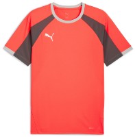Tricou bărbătesc Puma Individualliga Jersey Glowing Red/Puma White/Shadow Gray, s.XL