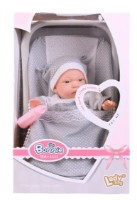 Кукла Essa Toys Bonnie In A Grey Crib 30cm (6900277884638)