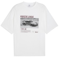 Tricou bărbătesc Puma Porsche Graphic Tee 2 Puma White, s.XXL