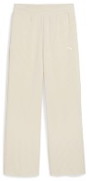 Pantaloni spotivi de dame Puma Ess Elevated Velour Rib Straight Leg Pant Alpine Snow, s.M