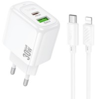 Зарядное устройство Hoco CS55A Surplus Type-C to Lightning White