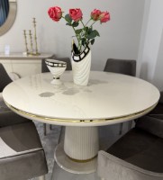 Обеденный стол Luxe Life Oskar White