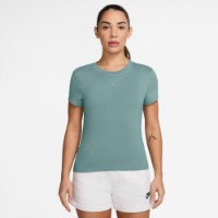 Tricou de dame Nike W Nsw Nk Chll Knt Md Crp Teal, s.XS