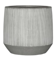 Цветочный горшок Potterypots Harith S White Stripe