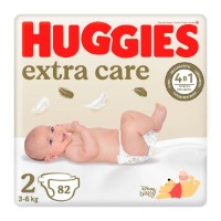 Подгузники Huggies Extra Care Mega 2/3-6kg 82pcs