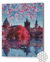 Алмазная картина по номерам Art Gallery Premium Весна в городе 30x40cm (XQB75768)