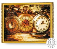 Алмазная картина по номерам Art Gallery Premium Винтажные часы 40x50cm (GA84496)