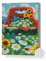 Алмазная картина по номерам Art Gallery Premium Грузовичок с цветами 20x30cm (XQC84421)